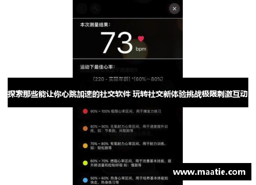 探索那些能让你心跳加速的社交软件 玩转社交新体验挑战极限刺激互动